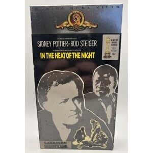 In the Heat of the Night (VHS) Sidney Poitier Crime Factory Sealed
